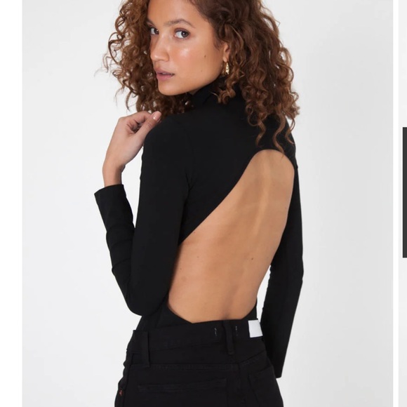 Style Addict Black Open-Back Bodysuit - Picture 7 of 9